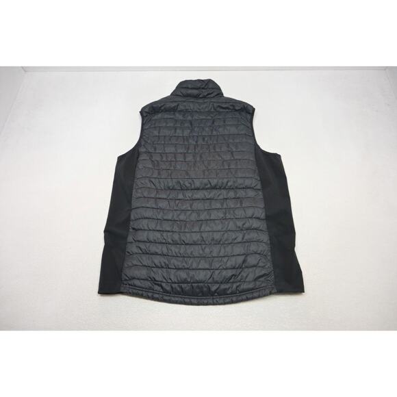 Columbia Puffer Vest Black Insulated Full Zip Jacket Mens Sz XLT XL TALL - Picture 11 of 12